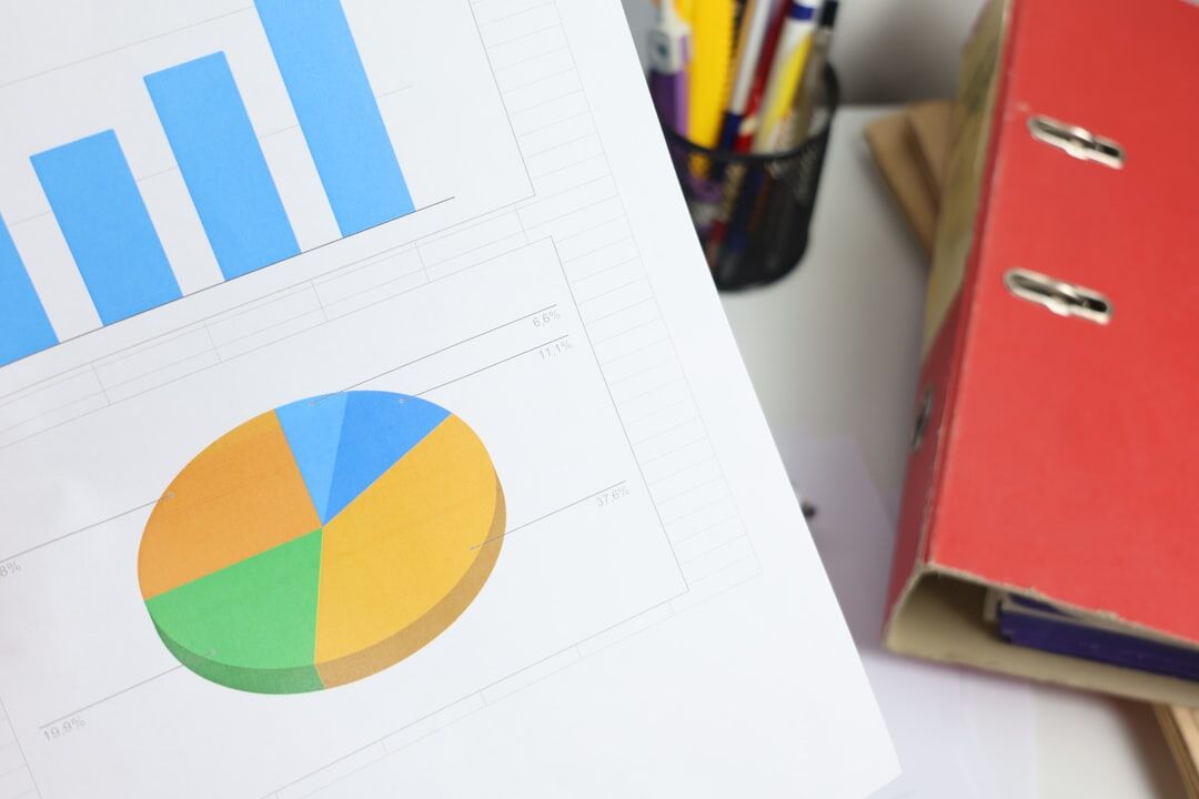 financial reports on desk